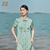 佐尔美夏季新款 桑蚕丝真丝小碎花连衣裙女E22LS25 商品缩略图4