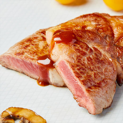 【冷冻】天莱香牛 安格斯原切有机谷饲西冷牛排180g/盒*5盒 商品图2