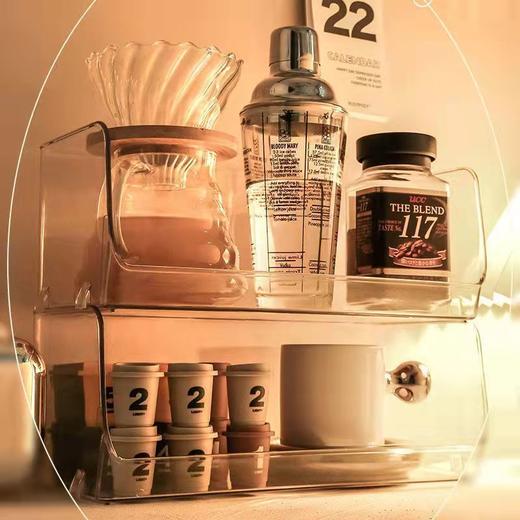 【真的超级能装】高颜值多功能杂物桌面置物架 家用化妆品面膜收纳盒 水杯收纳架宿舍 商品图3