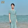 佐尔美2022夏季新款 桑蚕丝真丝小碎花甜美连衣裙女E22LS58 商品缩略图0