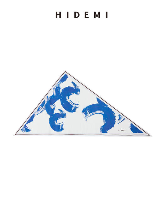 HIDEMI 度假系列自由之地蓝色手绘印花四件套 短衬衫/背心/半身裙/丝巾 商品图14