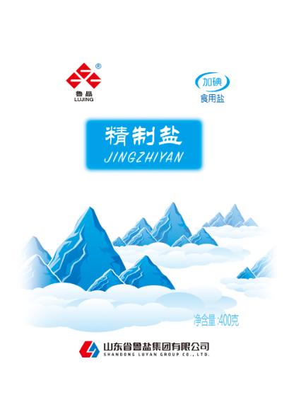 鲁晶400g加碘精制盐 商品图0