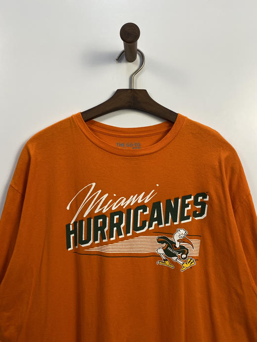 Adidas 阿迪达斯 迈阿密大学 
飓风队 短袖T恤 _SST(2XL) 商品图0
