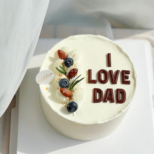 I love Dad 奶油蛋糕 商品图0