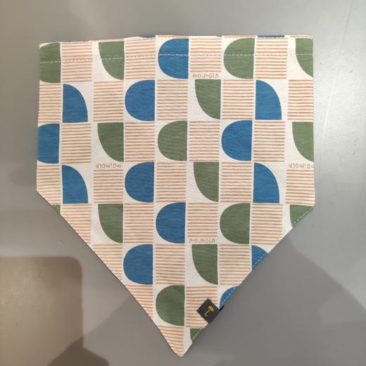 moimoln小云朵新款纯棉三角巾婴幼儿围嘴口水巾宝宝男女卡通碎花LOX2WA2J32 商品图5