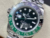 『v厂victory手表』雪碧Clean C厂2022年新品劳力士126720 gmt 左撇子款 特点：clean独家黑/绿 一体烧制圈口，颜色非常接近。18k铂金刻度填充陶瓷圈口➕正品原版开模❕❕❕ 商品缩略图2