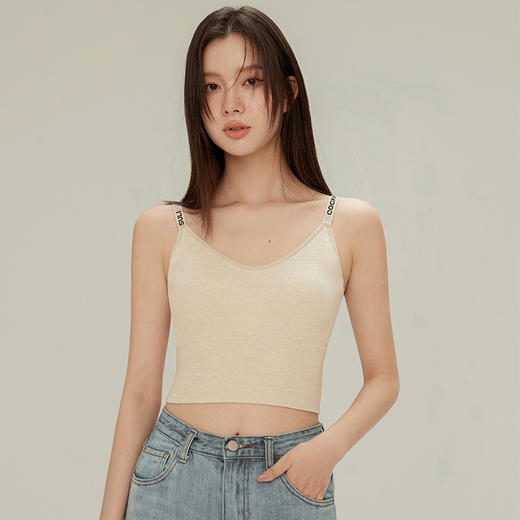 （两件装）新款美背内衣女士运动文胸一体式带胸垫吊带打底无钢圈胸罩 JYZZ-ALb1020 商品图1