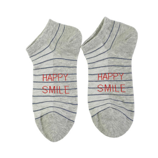 【2双装 6双6折】女丨女士夏季薄款船袜条纹网面袜子女薄袜字母刺绣【2212303】 商品图4