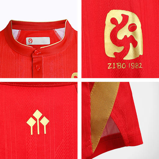 卡尔美足球服 22年淄博蹴鞠比赛服 俱乐部球员版球衣中甲 商品图4