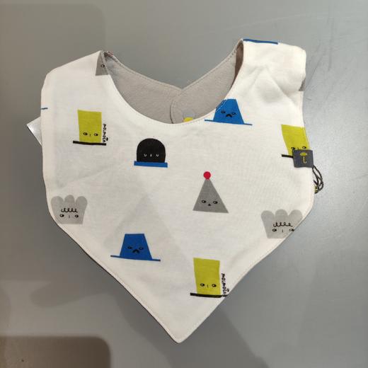 moimoln小云朵新款纯棉三角巾婴幼儿围嘴口水巾宝宝男女卡通碎花LOX2WA2J32 商品图11