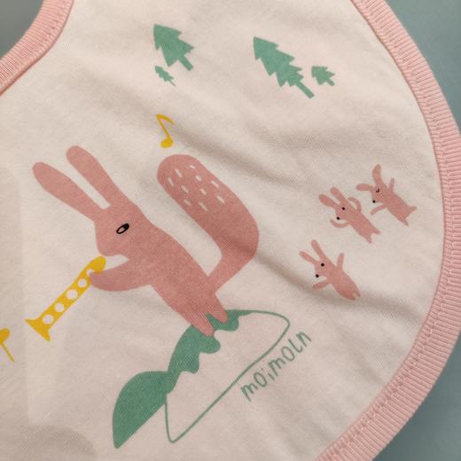 moimoln小云朵婴幼儿口水巾薄款纯棉围嘴女宝宝吃饭围兜LPX2WA2J24 商品图2