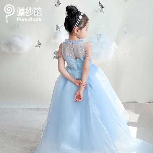 PureShare春夏新女童连衣裙气质公主裙演出时装周走秀款-华尔兹公主裙 商品图3