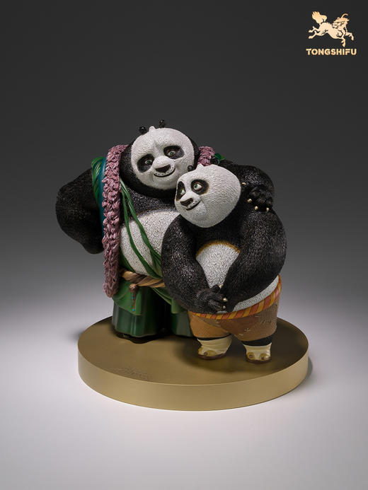 铜师傅 全铜摆件《功夫熊猫》之父爱如山 铜工艺品饰品礼品摆件 商品图1