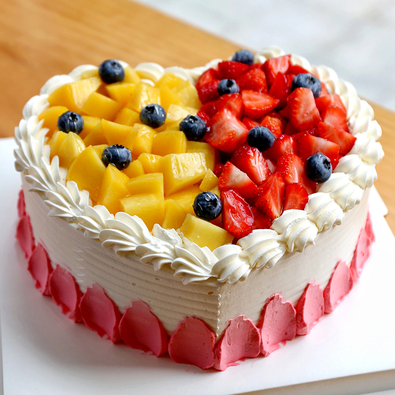 水果拼成蛋糕造型图片