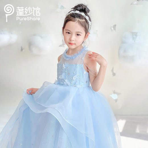 PureShare春夏新女童连衣裙气质公主裙演出时装周走秀款-华尔兹公主裙 商品图4