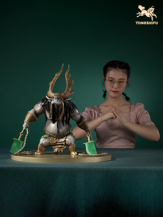 铜师傅 全铜摆件《功夫熊猫》之天煞 铜工艺品 饰品礼品 桌面摆件 商品图4