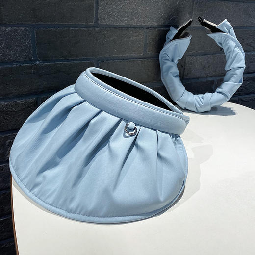 蕉下贝壳帽遮阳帽遮脸发箍空顶太阳帽 商品图2