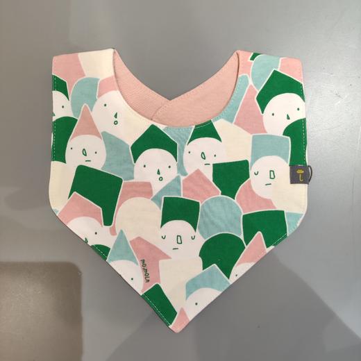 moimoln小云朵新款纯棉三角巾婴幼儿围嘴口水巾宝宝男女卡通碎花LOX2WA2J32 商品图10