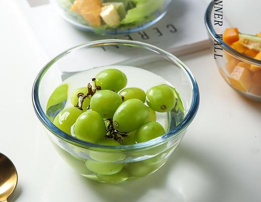 圆形玻璃烤碗打蛋盆 分料碗沙拉碗调馅料 玻璃碗 多规格 商品图1