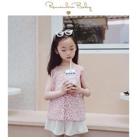 现货 / STRAWBERRY & MILKSHAKE | 进口LIBERTY面料制法式小上衣 / 奶油色小短裤