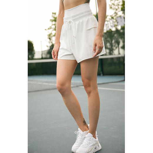 【超薄速干】超高腰宽松速干带内衬短裤 商品图0