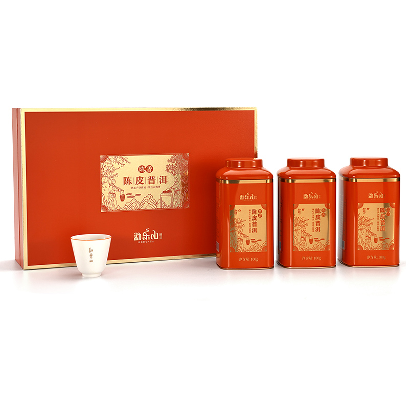 勐乐山普洱和颐（陈香陈皮普洱熟散茶）礼盒装300g