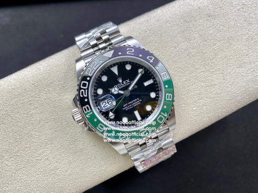 『v厂victory手表』雪碧Clean C厂2022年新品劳力士126720 gmt 左撇子款 特点：clean独家黑/绿 一体烧制圈口，颜色非常接近。18k铂金刻度填充陶瓷圈口➕正品原版开模❕❕❕ 商品图4