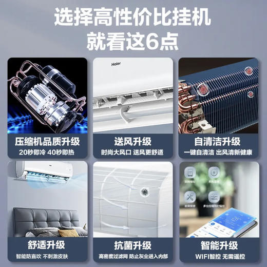 海尔（Haier）空调 KFR-35GW/02KBB83U1 静悦 商品图1