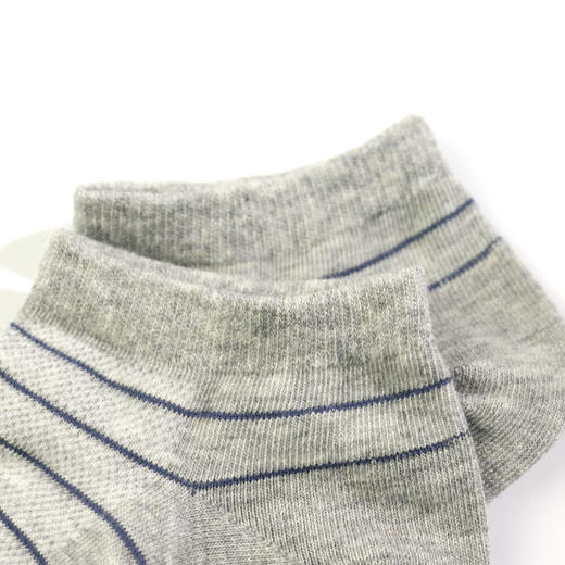 【2双装 6双6折】女丨女士夏季薄款船袜条纹网面袜子女薄袜字母刺绣【2212303】 商品图1