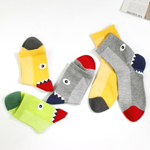 【2双装 6双6折】童丨儿童夏季网面袜子大童卡通棉袜夏季薄袜【2213203】 商品图0