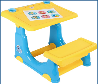 贝恩施ZB-8004智汇学习桌（红）