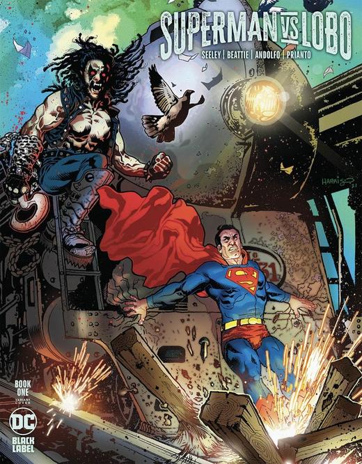 超人 vs 暴狼 黑标 斜线 Superman Vs. Lobo（2021） 商品图6