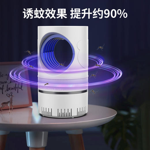 【智能光波灭蚊器】迷你黑科技天眼光触媒360°桌面灭蚊灯 家用驱蚊灯吸入式电子灭蚊器 商品图1