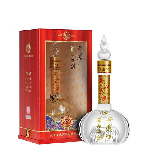 陕西西凤酒 华山论剑8年52度凤香型白酒 500ml*1瓶/2瓶/6瓶 商品图0