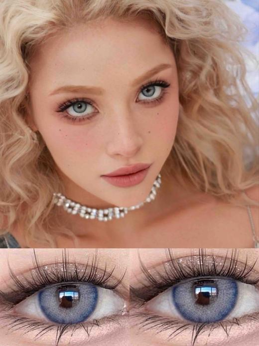 【年抛】蓝鸦片 CocoCon  | 中直径14.2，着色13.3 | 【同品牌多副更划算,选款色板在详情页内】，混血美瞳 商品图1