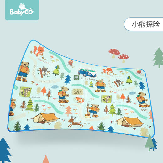 babygo进口户外防水防潮垫草坪露营地垫折叠便携隔热儿童野餐垫子 商品图2