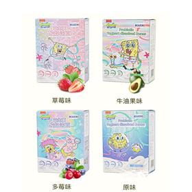 海绵宝宝Beakid益生菌酸奶溶豆20g（草莓、牛油果、多莓、原味四种口味不备注随机发货）