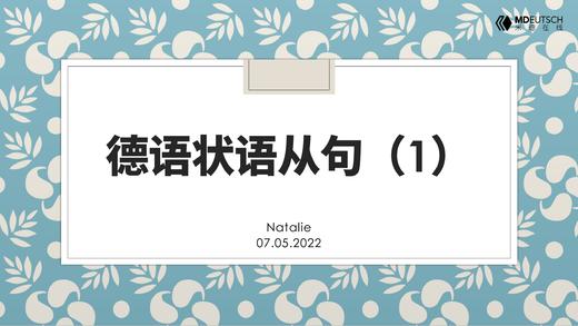 德语中的状语从句（1） 商品图0