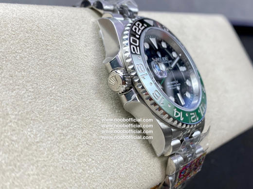 『v厂victory手表』雪碧Clean C厂2022年新品劳力士126720 gmt 左撇子款 特点：clean独家黑/绿 一体烧制圈口，颜色非常接近。18k铂金刻度填充陶瓷圈口➕正品原版开模❕❕❕ 商品图8