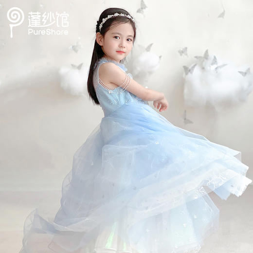 PureShare春夏新女童连衣裙气质公主裙演出时装周走秀款-华尔兹公主裙 商品图1