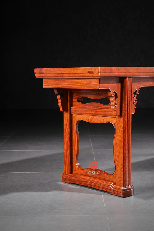 红桥红  家具严选  缅甸花梨(大果紫檀）  【120 恭王府夹头榫条凳】 商品图4