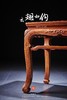 红桥红  家具严选  缅甸花梨(大果紫檀）  【51 三弯腿罗锅枨 方凳】 商品缩略图3