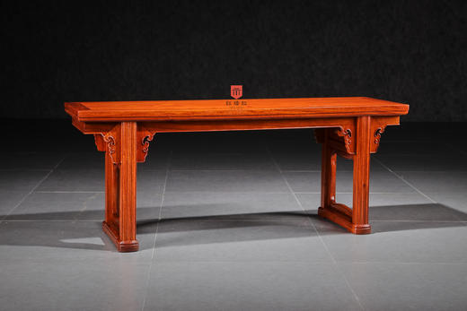 红桥红  家具严选  缅甸花梨(大果紫檀）  【120 恭王府夹头榫条凳】 商品图6