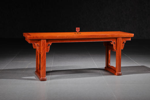 红桥红  家具严选  缅甸花梨(大果紫檀）  【120 恭王府夹头榫条凳】 商品图3