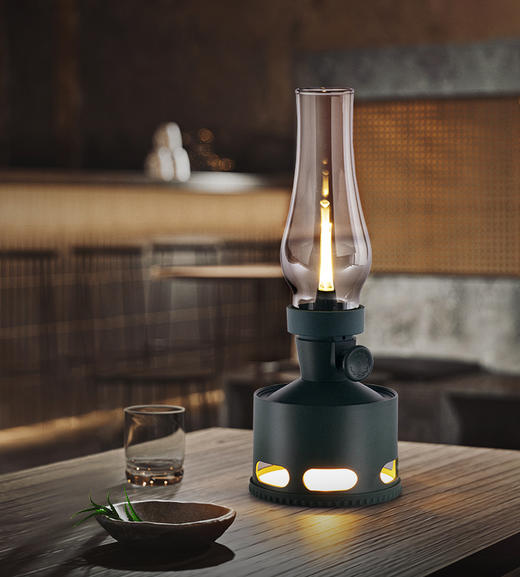 个性复古台灯创意煤油简约现代灯饰温馨卧室台灯 商品图2