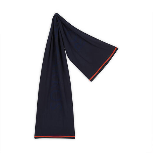 【官方进口】罗兰加洛斯法网藏青色围巾纯棉围脖披肩网球纪念品 商品图3