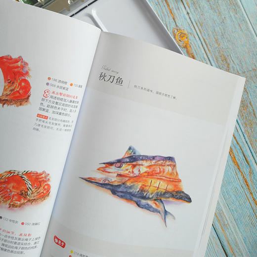 (仓发) 水彩自由绘：美食美景慢时光/江苏凤凰科学技术出版社/9787571305192 商品图7