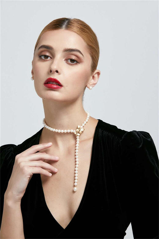 Pearl moments 飞舞蝴蝶活扣设计珍珠短项链（新品现货 顺丰秒发） 商品图5