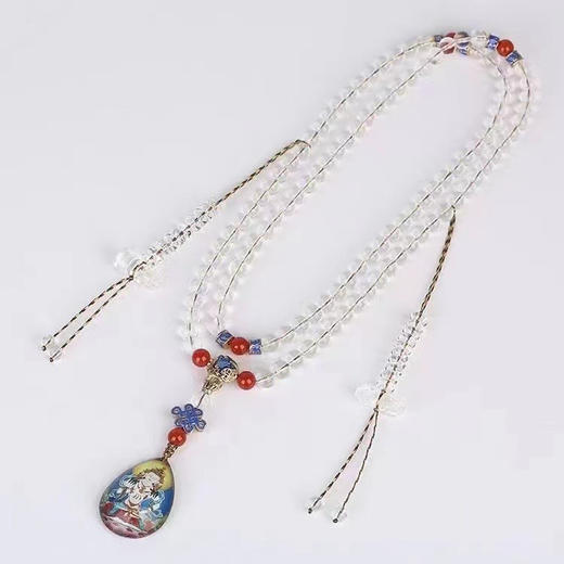 天然巴西白水晶男女款108颗 📿金刚萨埵修法念珠 商品图2