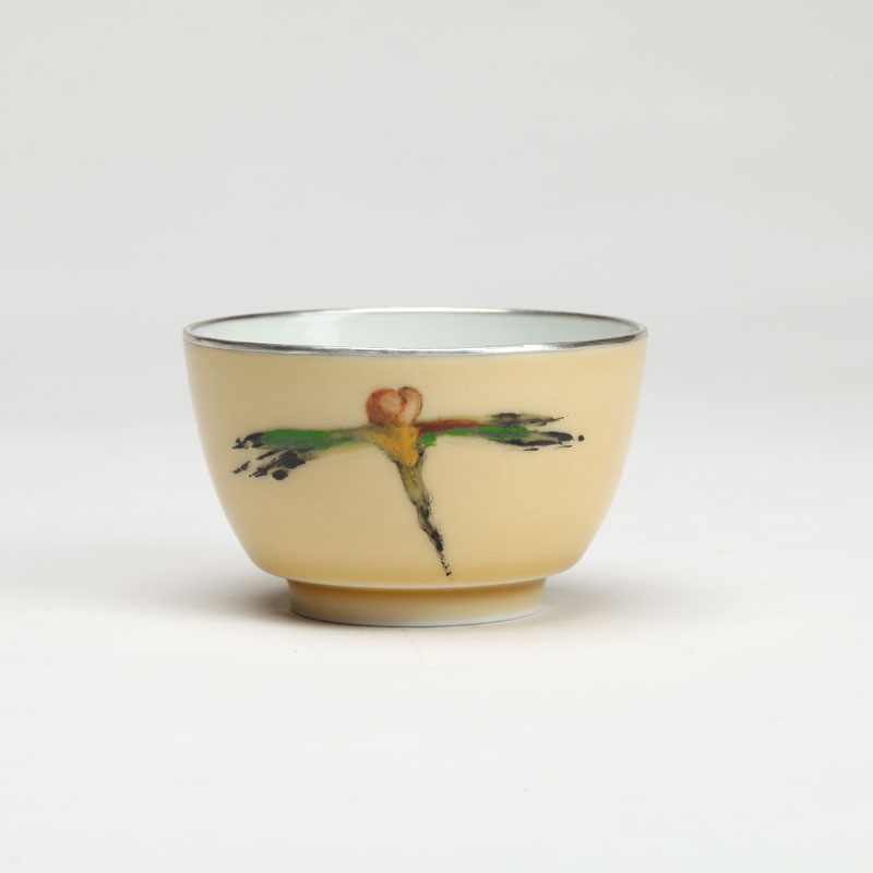 车前子-【蜻蜓天使黄】银口宋黄地主人杯 | 吾杯